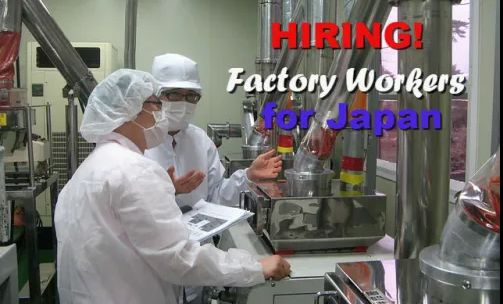 FACTORY WORKER JOB IN JAPAN